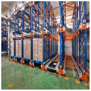 Pallet Shuttle Racking System Warehouse Rack Automatic 4-Way Shuttle Racking Four Way Cold Storage Shuttle Rack thumbnail-3