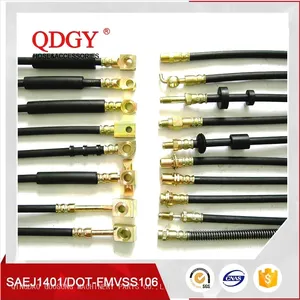 DOT Certified SAE J1401 FMVSS106 Standard OEM Automotive Brake System Custom Length Front & Rear Brake Clutch Hydraulic Flex Line Hose CAR Replacement thumbnail-3
