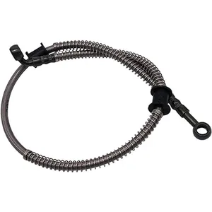 High Quality DOT SAE J1401 Approved Stainless Steel Braided Brake Banjo End Fittings PTFE Motorcycle UTV ATV Brake Hose Line thumbnail-1