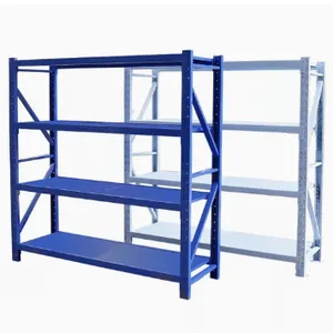 Warehouse Shelves Garage Storage Steel Medium Duty Shelf for Industrial Use thumbnail-3