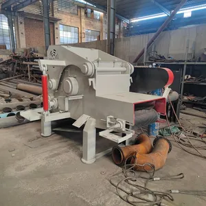 CE 200-300mm Diameter 3-8 Tons Per Hour Whole Tree Crusher Wood Drum Chipper Machine thumbnail-6