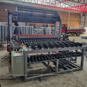 Automatic Hinged Lawn Fencing Production Machine, PLC Pump, Motor, and Gears, Suitable for Construction and Agricultural Metal Wire Mesh Equipment thumbnail-1