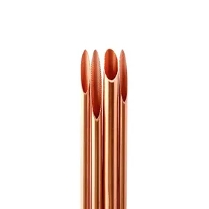 Medical Grade Copper Pipe Red Brass C11000 Straight Tube With Bending Cutting Welding Services Price Per Meter thumbnail-1