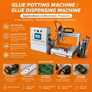 Two Component Epoxy Potting Compound Metering and Mixing Machine for Electric Control Unit Power Transformer thumbnail-1