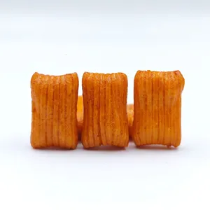 Factory Supply Low Oil Baked BBQ Chili Rice Sticks, Textured Crispy Spicy Rice Crackers, Custom Flavor, Asain Snacks for HORECA thumbnail-3