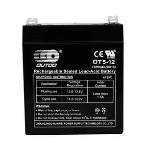 Outdo Ot12-12 12v 12ah Battery for Access Control System and Fire Alarm thumbnail-3