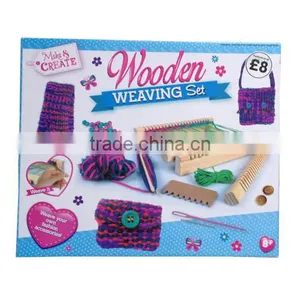 Girl DIY Crafts Wooden Loom Weaving Kit thumbnail-3