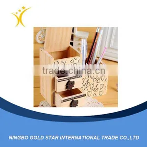 2015 Multifuction Handmade Wooden Pencil Holder thumbnail-1