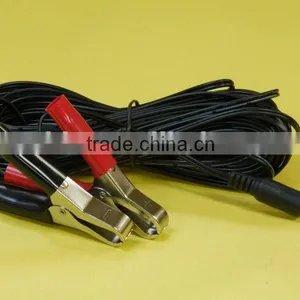 DC To Clamp 30A UL2468 22AWG 2000mm With DC5.5x2.1mm +Copper Clamp Extension Power Cable thumbnail-3