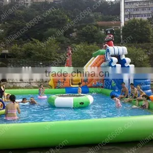 New Lodumani Water Slide Pirate Boat Outdoor Water Park thumbnail-1