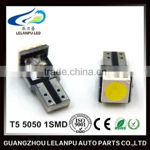T5 5050 1SMD Canbus12V Hot Sale LED Light Bulb Auto Led Car Light Led Decoration Light thumbnail-1