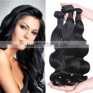 100% Unprocessed Raw Indian Temple Hair Weft Weaving no Chemical thumbnail-1