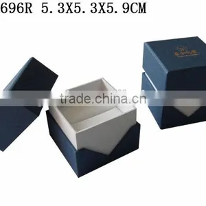 P1696R New Design Top and Bottom Shape Cardboard Paper Jewelry Ring Box thumbnail-1