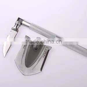 Compact Multifunction Picnic Tool Combined Shovel Hatchet Hoe Sickle Bayonet Together thumbnail-5