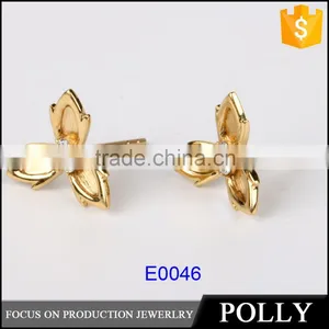 2015 Hot Selling Fashion Earring Designs New Model Earrings Sun Micro Plates Ladies Gold Earrings thumbnail-3