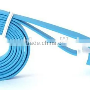 Best Quality Flat Noodle Mobile Micro Phone USB Charger Cable thumbnail-2