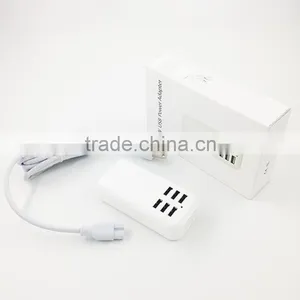 High Quality 5V 4A 6 USB Port USB Wall Power Adaptor Charger thumbnail-4