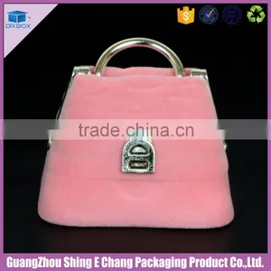 2016 Lovely Design New Product Velvet Surface Cardboard Printed Jewelry Packaging Box/velvet Jewelry Box thumbnail-5