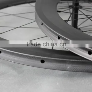 Super Light Tubular Carbon Wheels Road Bike Bicycle Wheelset 56mm Tubular Ican 2016 New Wheels W56T thumbnail-6