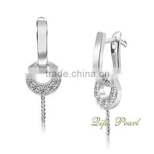 Best Selling Pearl Earrings Mountings, Whole Fashion Pearl Earrings Mountings, Double Sized Pearl Earings Mountings thumbnail-1