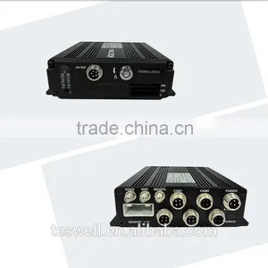 Teswell 4ch 3G GPS WIFI G-sensor AHD Mdvr for Taxi, School Bus Mobile Dvr for Vehicle Black Box thumbnail-3