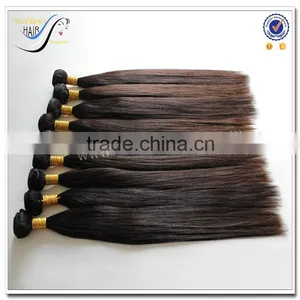 Wholesale Top Quality Weaving Machines Sleek Natural Color Unprocessed Raw Brazilian Virgin Human Hair Weave Supplier's Choice thumbnail-2