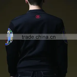 Men Embroidered Jacket,Man Baseball Jacket ,embroidered Baseball Jacket thumbnail-2