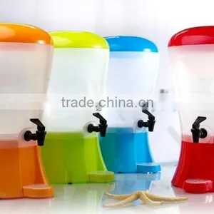 BPA Free Plastic Juice Jar 2.5 Gallon Drink Beverage Dispenser Food Grade PP Buffet Juice Dispenser Party Drink Set thumbnail-1
