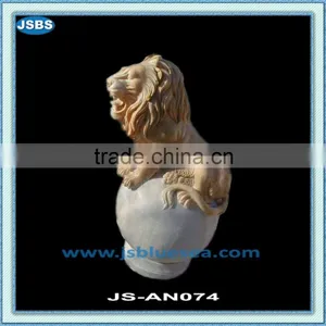Carved Lion Statue JS-AN074 thumbnail-1