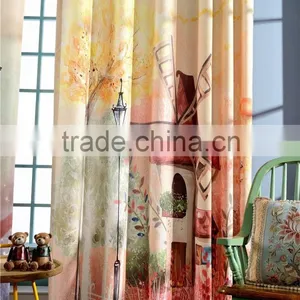 Printed Cartoon Curtain Fabric thumbnail-4