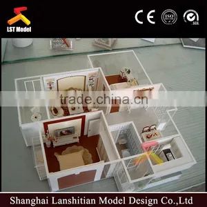 Interior House Model With Furniture Decoration thumbnail-1