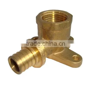 PEX Brass Fiting/sliding Fittings (wall Plated Elbow) thumbnail-1