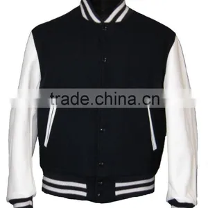 Varsity Jacket,custom Leather Sleeves Varsity Jacket/fashionwear Design Varsity Jacket thumbnail-6
