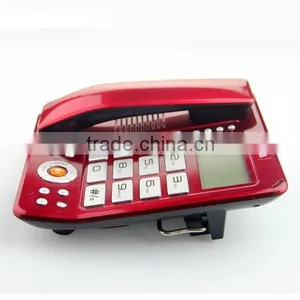 Fashion Red Handsfree 2 Line Caller id Telephone Set thumbnail-2