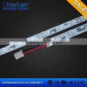 Edgelight Good Quality LED Backlight Strip Edgemax-backlight-12V-3W20-2835-540-24 for Lighting Box thumbnail-1