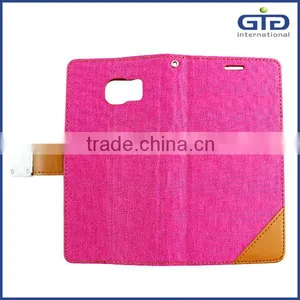 [GGIT] New Design Jeans Series Style for Samsung S6 PU+TPU Case thumbnail-4