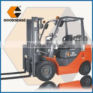 2.5 Ton Goodsense Brand LP Gas or Gasoline Forklift Trucks for Sale thumbnail-3