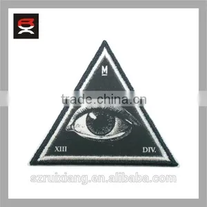 China OEM Iron On/sewn on Woven Patch Label thumbnail-5
