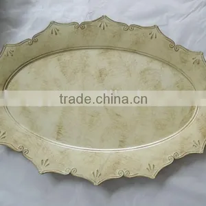 Oval Plastic Plate thumbnail-1