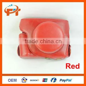 Pu Leather Camera Case for Panasonic GF6 X14-42mm & 20mm Lens Camera thumbnail-5