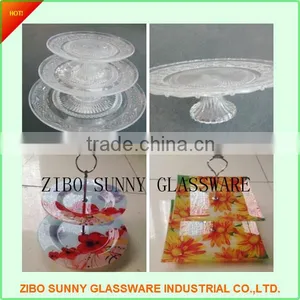Clear Christmas Decorate Glass Plates Wholesale thumbnail-1