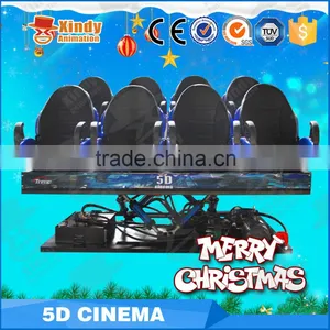 Attractive Simulation Ride 4D Cinema Equipment System, 4d Movie Theater Seat Simulator Motion Chair Quality Choice thumbnail-1