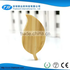 Promotionl Recyclable Eco Wood USB Flash Memory Stick Custom Wood Leaf Gift USB Drives, Promotional Gift USB thumbnail-3