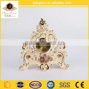Babyzon New Products Decoration Table Watch Clock Antique Ceramic Clock thumbnail-1