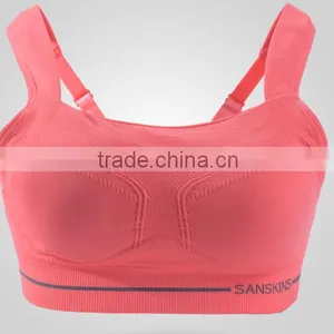 Sex Girl Breathable Sport Seamless Bra Women Sports Bra thumbnail-2