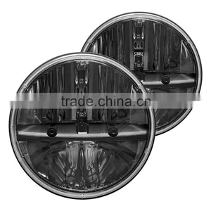 Car Accessories 7 Inch Round Led Headlight for Jee-p Wrangler Cj Jk Tj Motorcycle Offroad Vehicles thumbnail-1
