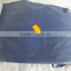 Recycled Plastic Sheet Tarpaulin PP Sliver/blue Triangle Plastic Plastic Sheet Waterproof Anti-aging Antioxidant Factory Sell thumbnail-1