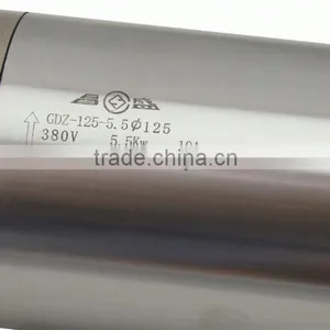 GDZ125-5.5 Toauto 18000rpm 5.5kw Water Cooled Spindle Motor for Cnc thumbnail-1
