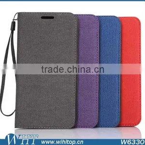 Woven Design Cellphone Case for S6,China Supplier for S6 Flip Leather Case thumbnail-5