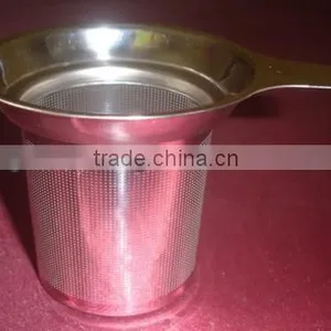 Food Grade Material Stainless Steel Tea Infuser Basket Tea Strainer thumbnail-1